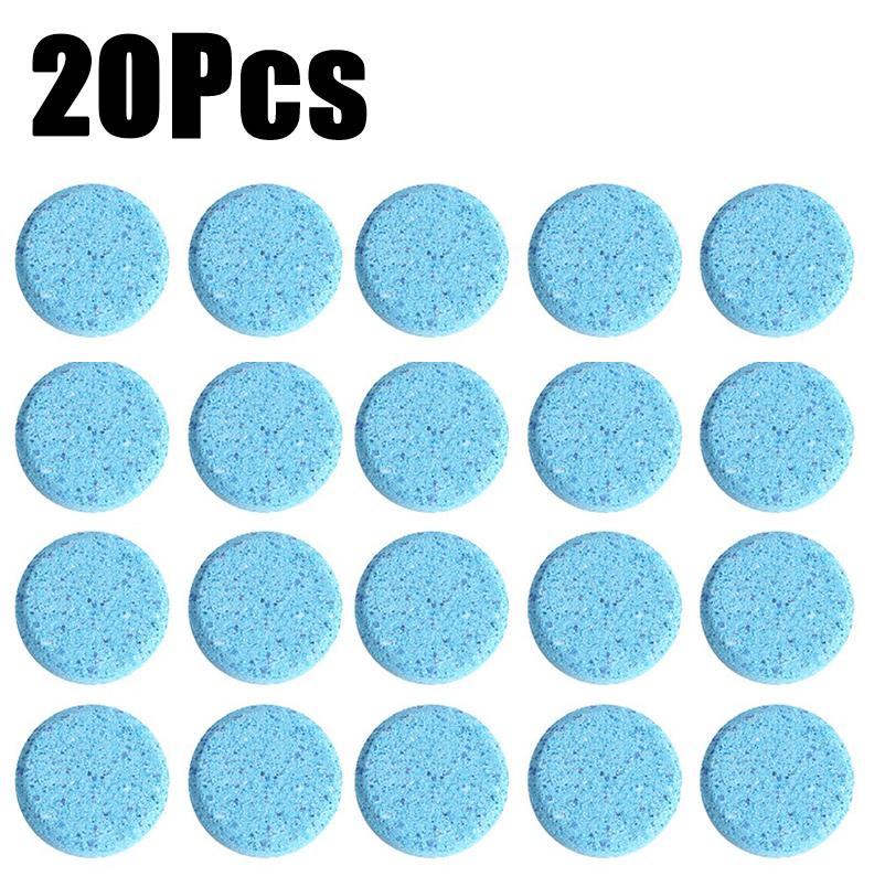 Твердые шипучие таблетки для мытья автомобиля Очиститель ветрового стекла Домашний автомобильный стеклоочиститель для стекол Пыль Твердое моющее средство