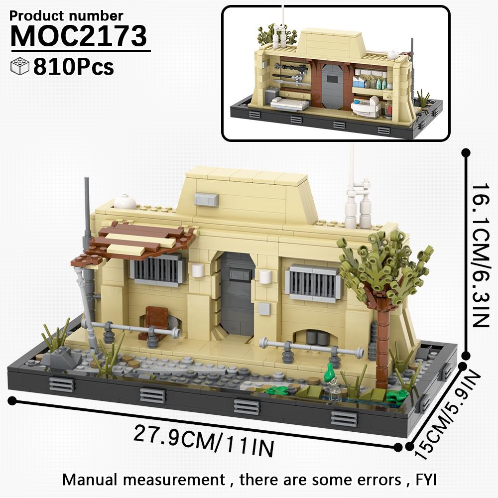 MOOXI Серия «Космические войны» Сценарная модель MOC Кирпич DIY Диорама Взрослые Детские Игрушки Набор строительных блоков Монтессори Подарки Украшение