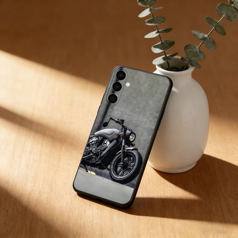 Мотоцикл разведчик Чехол для телефона для Samsung Galaxy A91,80,73,72 ,71,53,52,32 ,31,22,21s,20,Мягкий черный чехол