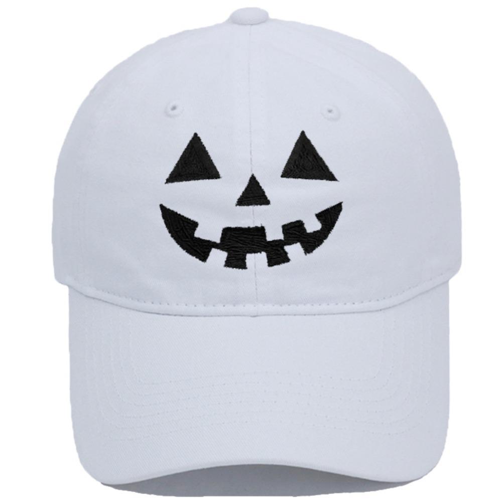 UV Protection Embroidered Pumpkin Hat Breathable Sunshade Cap Fashion Halloween Baseball Cap Party