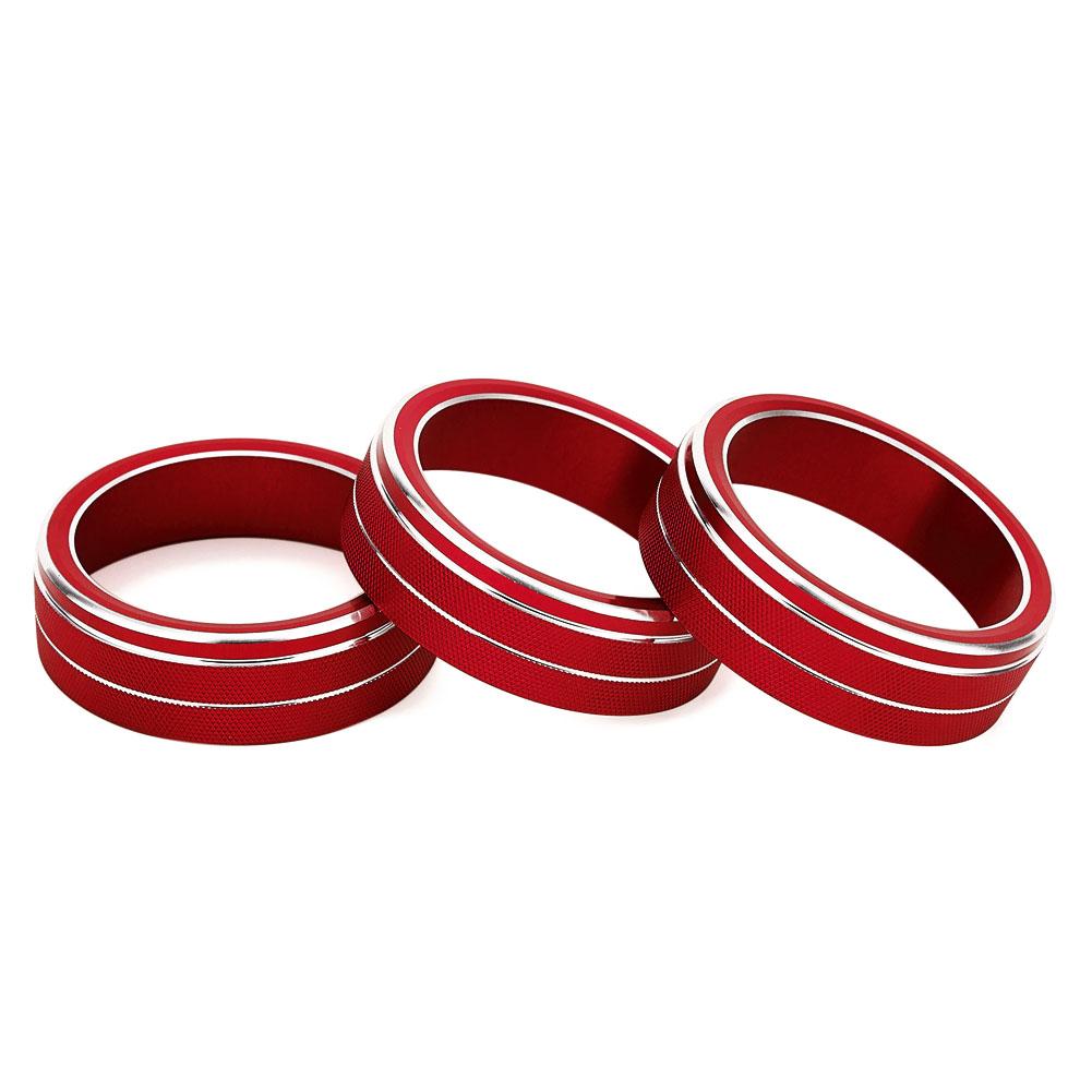 Аксессуары для украшения автомобиля для Volkswagen VW Golf 7 MK7 2014-крышка ручки кондиционера, кольцо, регулируемая отделка