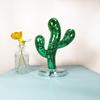 Reflective Disco Ball Cactus Ornaments: Creative Indoor Glass Decorations for Christmas