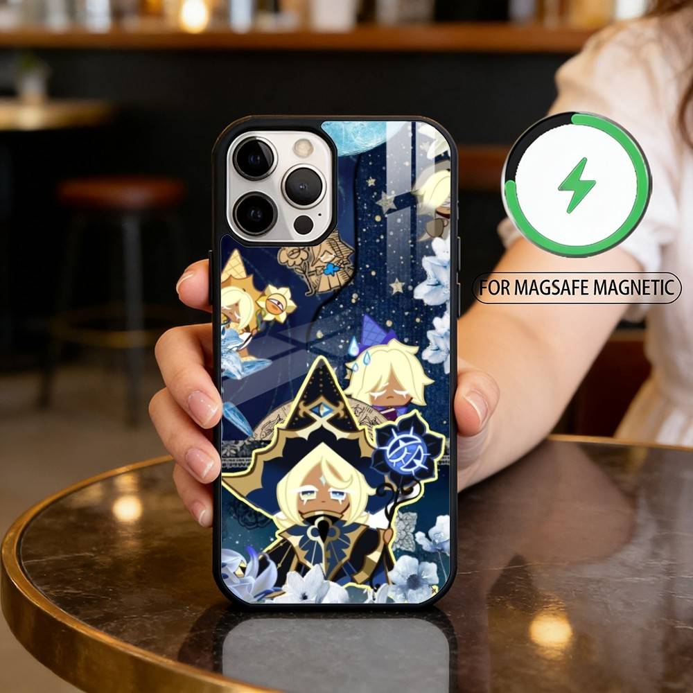 Чехол для телефона Cookie Run K-KingdomS Для iPhone 17, 16, 15, 14, 13, 12, 11 Plus, Pro Max Магнитный Для Magsafe Беспроводная зарядка