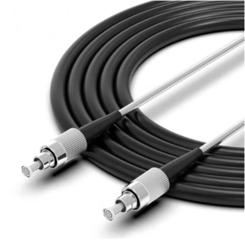 Qishao Telecom-Grade FC-FC Armored Single-Mode Fiber Optic Patch Cable