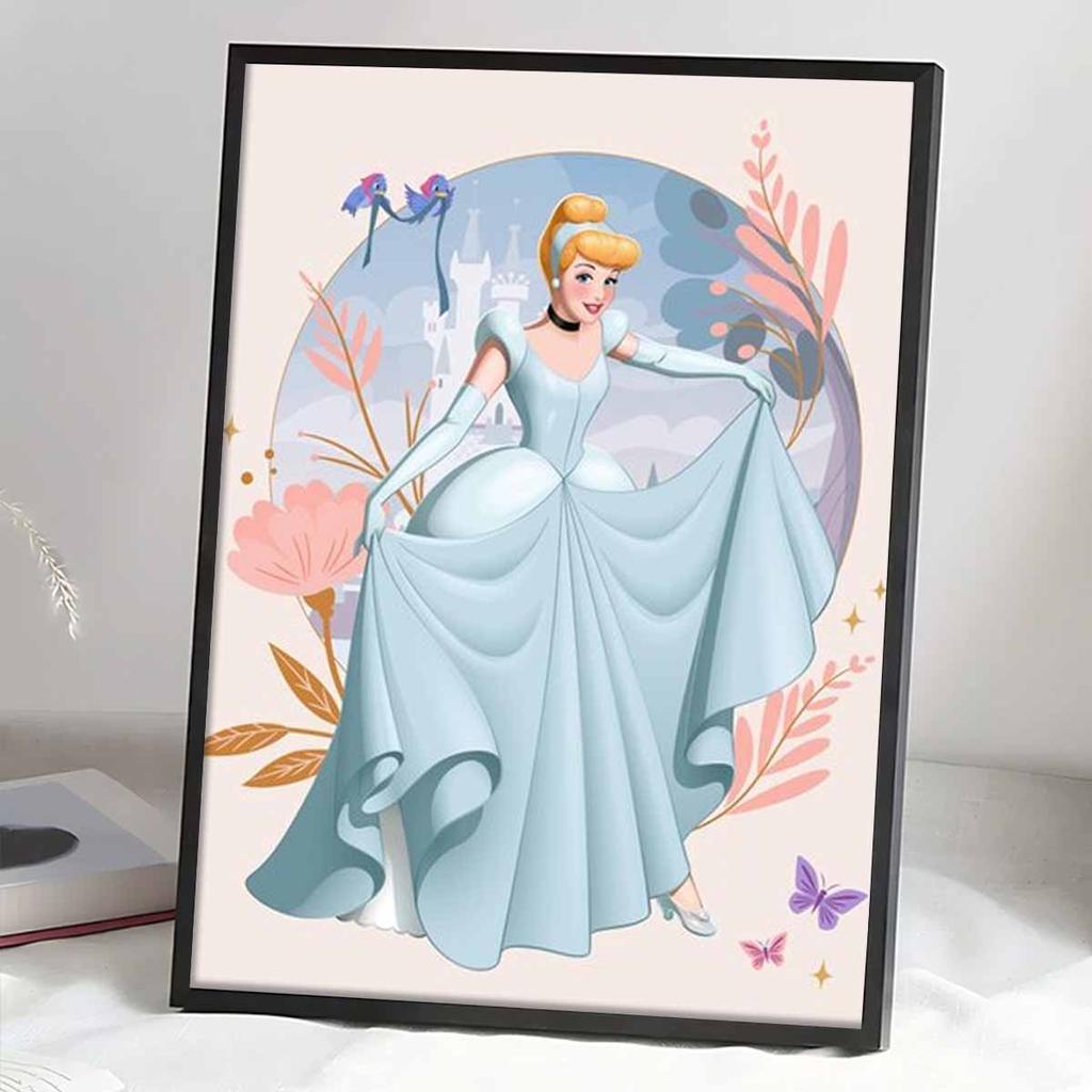 DIY Diamond Painting Elegant Princess Cross Stitch Kit Mosaic Art Diamond Painting Full Circle Diamond Home Decoration