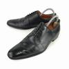 ANTONIO DUCATI/Genuine Leather Wholecut Shoes/25.5/Black/Medallion Design(USED)