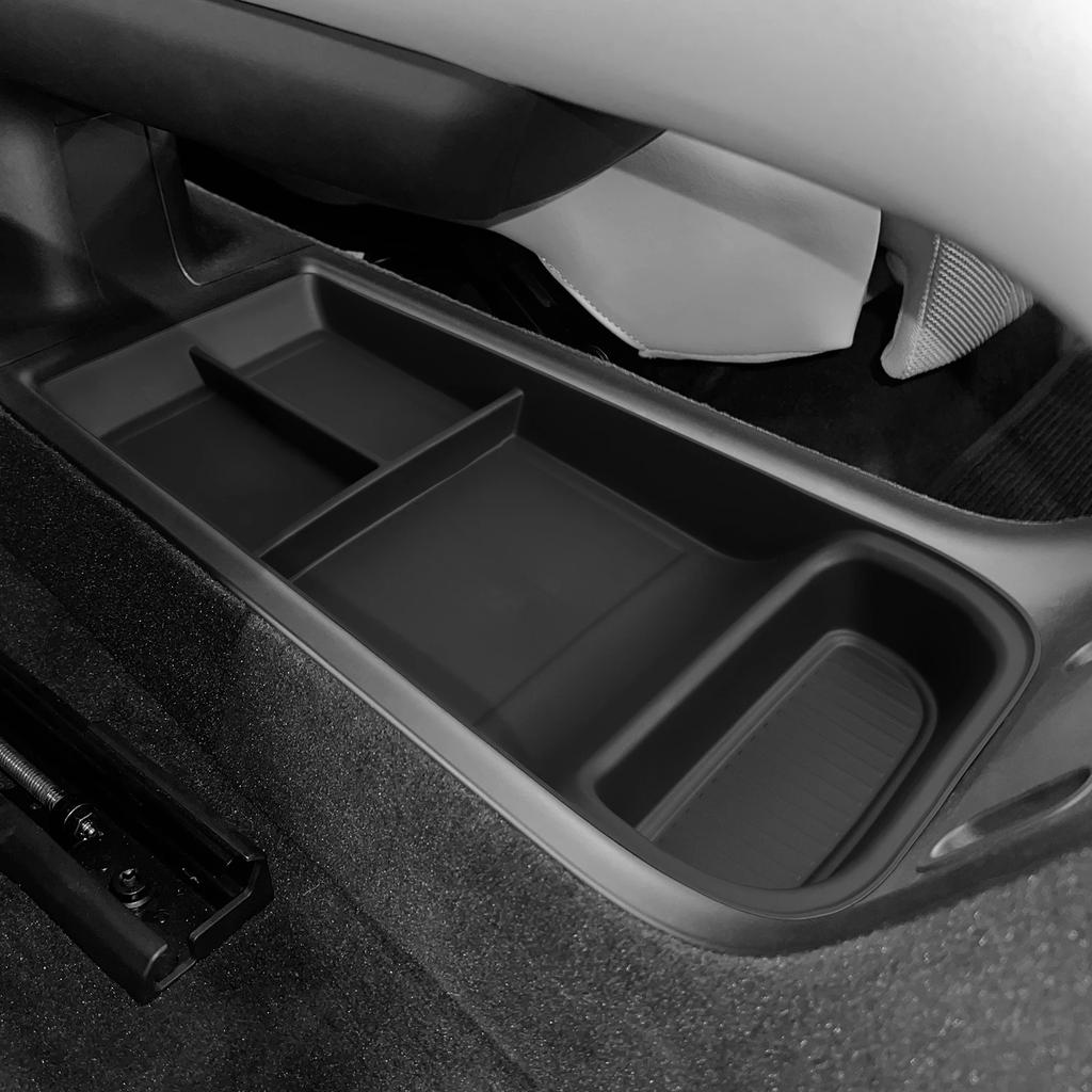 Для Polestar 4 2023 2024 Центральный ящик для хранения вещей в автомобиле Центральная консоль Нижний ярус Лоток Органайзер Аксессуары Уборка ЧЕРНЫЙ