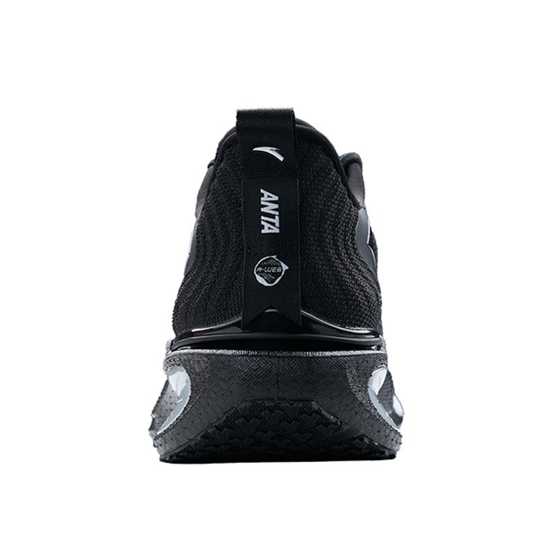 Men's Sneakers Anta Fabric Low top Running Shoes Men's Basic Black