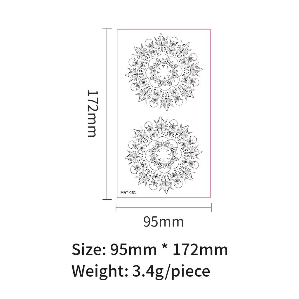Waterproof Matte Summer Temporary Tattoos, Fake Body Art Tattoo Stickers, Beach Pool Parties, Chest Tattoos