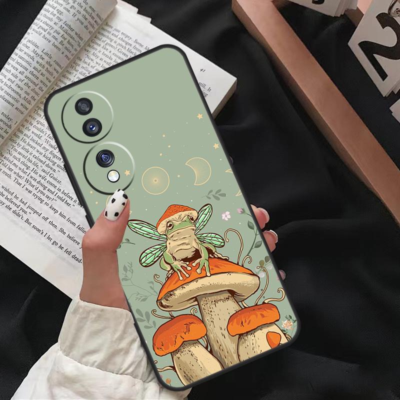 Коттеджкор Лягушка Эстетика Для Honor Magic 8 6 7 Pro Чехол Для Honor X9d X9c X9b X9a X8c X8b 200 400 50 70 90 Lite Win RT