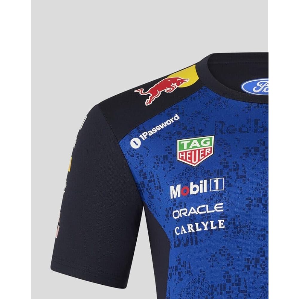 Мужская футболка Castore Red Bull Racing F1 Team 2026 Красный Хлопок Повседневная