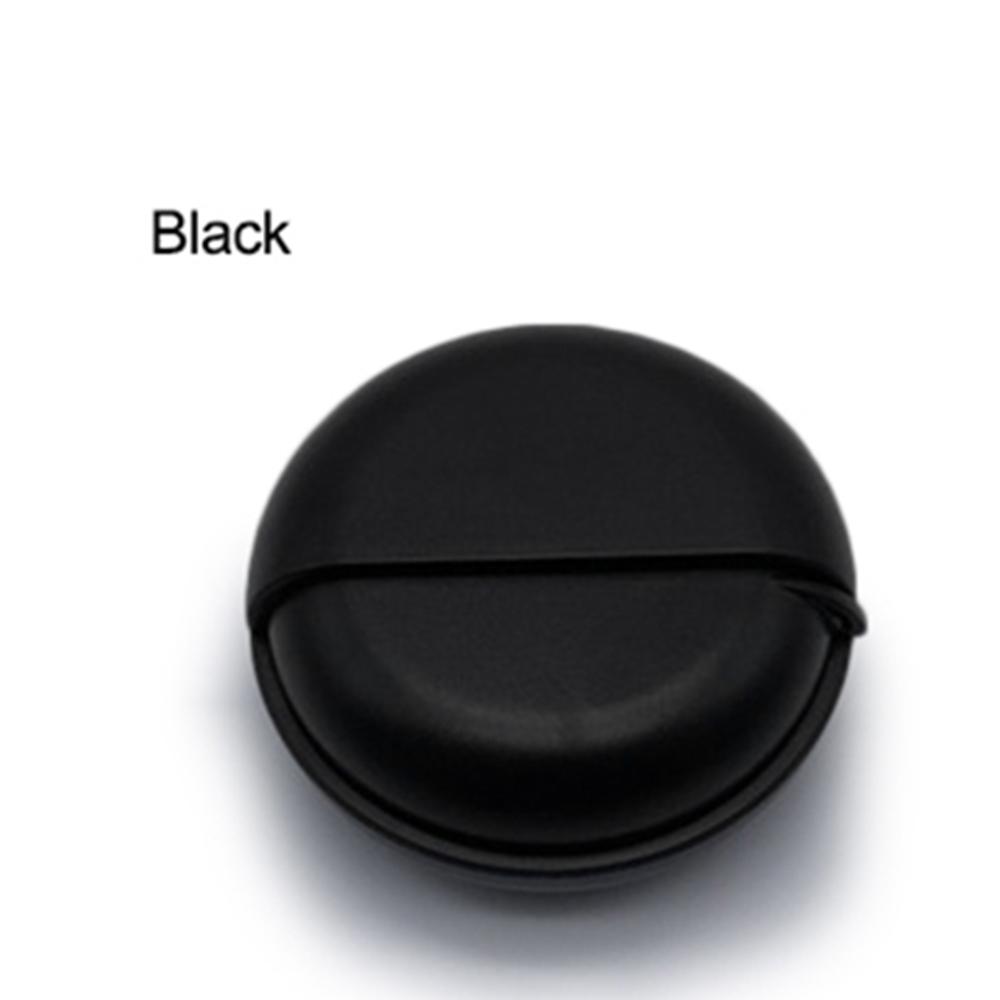Round Shaped Carry Pouch Pocket Data Line Box Earphone Case Wire Cable Organizer Jewelry Protective