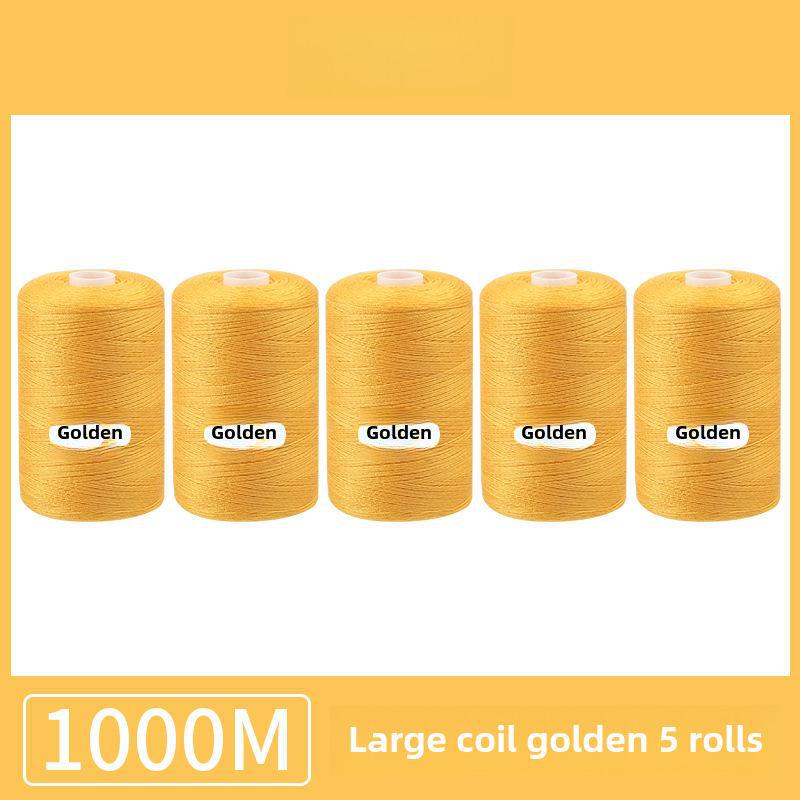 1000 ярдов ниток для бытового шитья: Полиэстер, цветная ручная работа, тонкая катушка