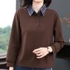Navava Unisex Check PoinT Collar Long Sleeve T shirT nT3135