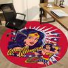 1 шт. Круглый ковер Wonder Woman для офиса, под офисные стулья, в спальню, гостиную, домашний декор, Декор для комнаты, Доступен в различных размерах