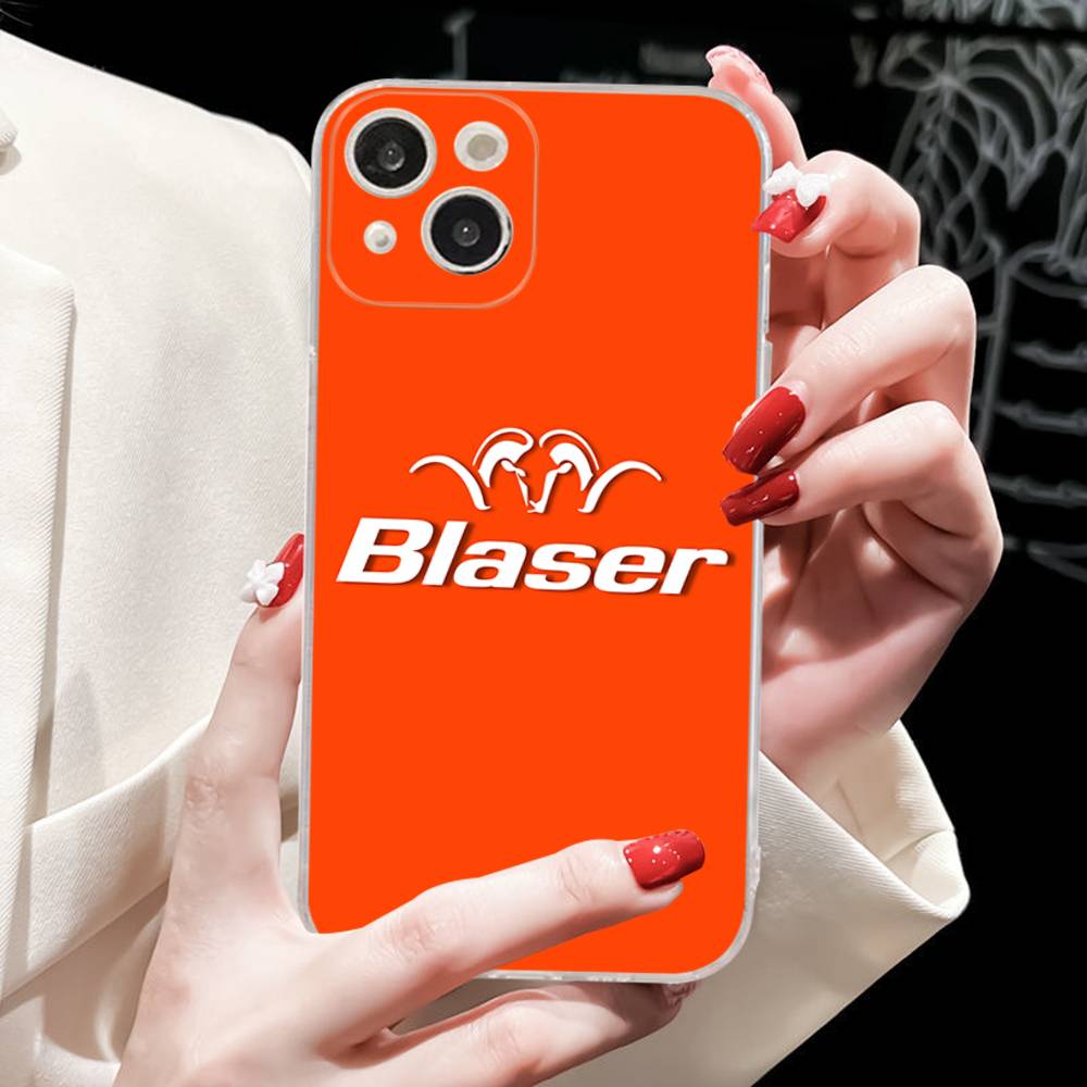 Blaser Usa Ружья Полиция Прозрачный Чехол Для Телефона Для IPhone 16 15 14 13 12 11 Pro Max Plus Мягкая Крышка