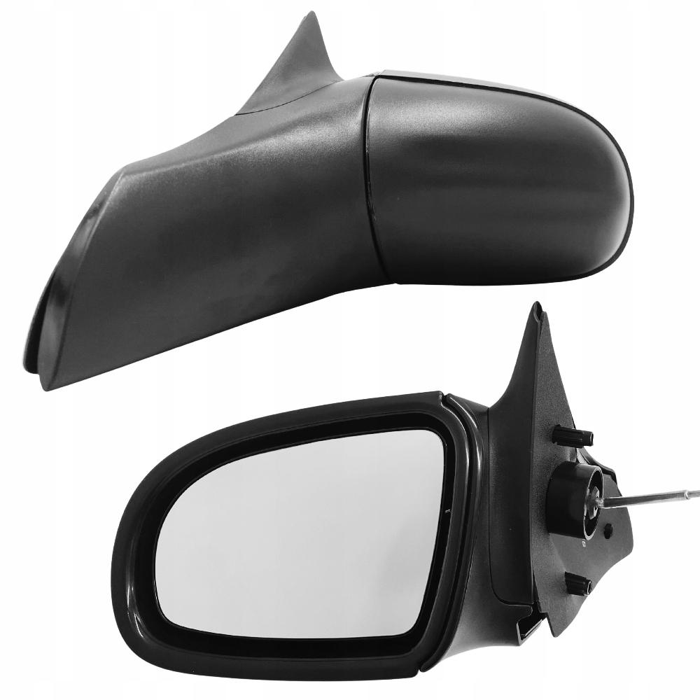 Left Mirror Opel Corsa B S93 Manually Controlled Black 1993-2000