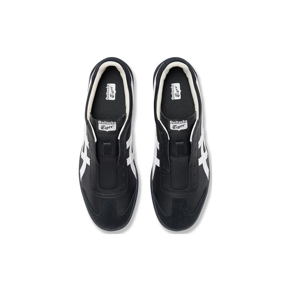 ONITSUKA TIGER Tokuten Кеды-слипоны Черно-белые Унисекс Низкие Кожаные Повседневные Слипоны 1183C290-001