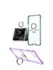Чехол для складного телефона Samsung Flip6: Защитная крышка от столкновений с подушкой безопасности, кольцом для пальца и поддержкой беспроводной зарядки