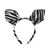 Zebra Hairbands Festive Photo Props Halloween Ear Headbands Party Headpiece Fun Headbands for Music Festivals