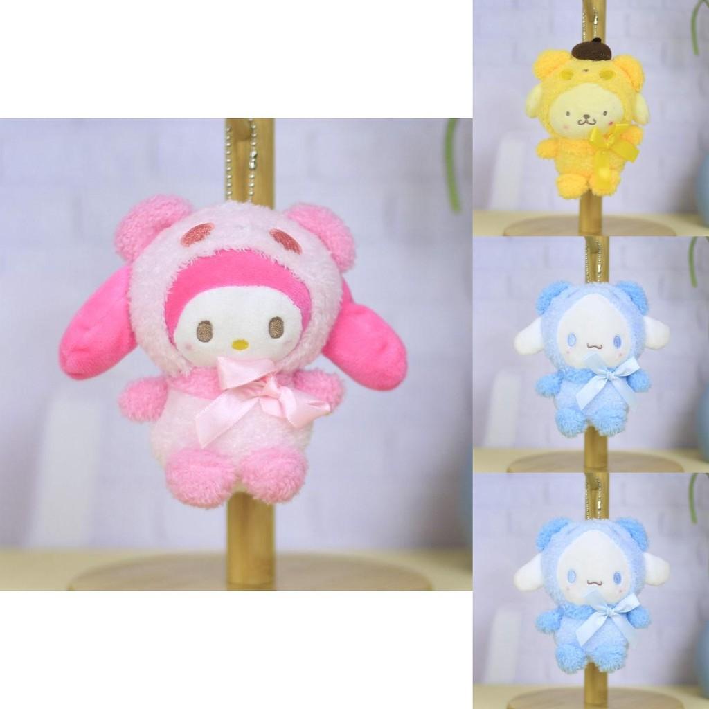 Super Soft Sanrio Plush Dolls Kuromi My Melody Cinnamoroll Pompompurin 12cm Collectible