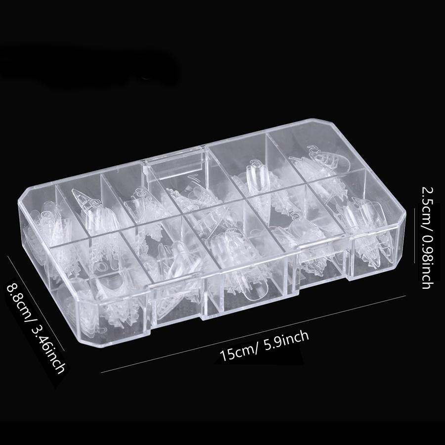 120 шт. накладные ногти с глазурью, типсы для наращивания ногтей на шпильках для цветного геля с глазурью, стеклянная мозаика, дизайн ногтей