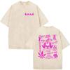 Vintage Washed JUL 2026 French Rapper Graphic T Shirts Mens Hip Hop Pop Fashion Short Sleeve Tshirt Loose Clothing Gothic Tees