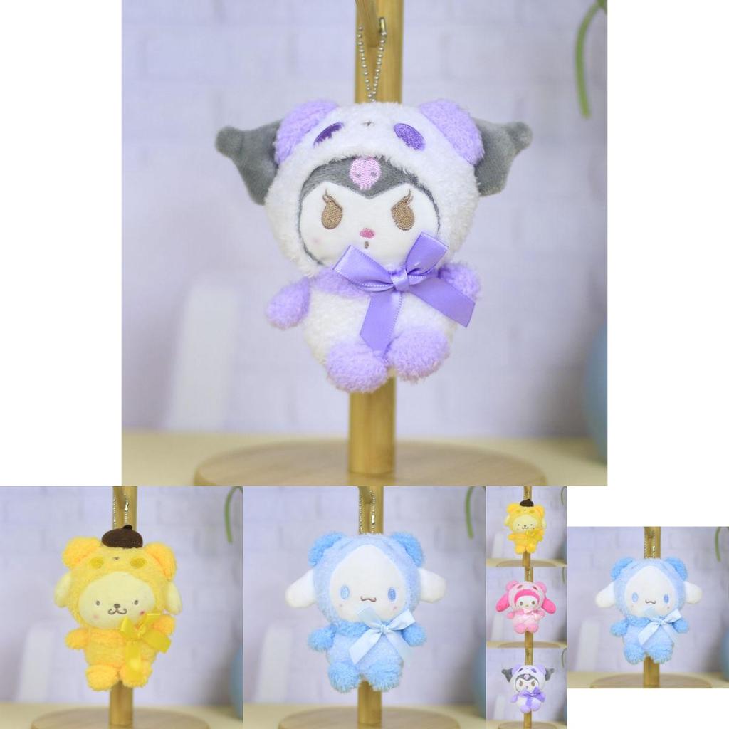 Lovable Sanrio Plush Characters Kuromi My Melody Cinnamoroll Pompompurin 12cm