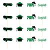 16Pcs Sparkling 2025 Graduation Cupcake Decoration Graduation Season Theme Party Decoration