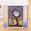 Влюбленные Свадебные фоторамки Металлические штампы Diy Craft Scrapbook Тисненая бумажная карточка Craft Knife Mold Лезвие Трафареты Штампы