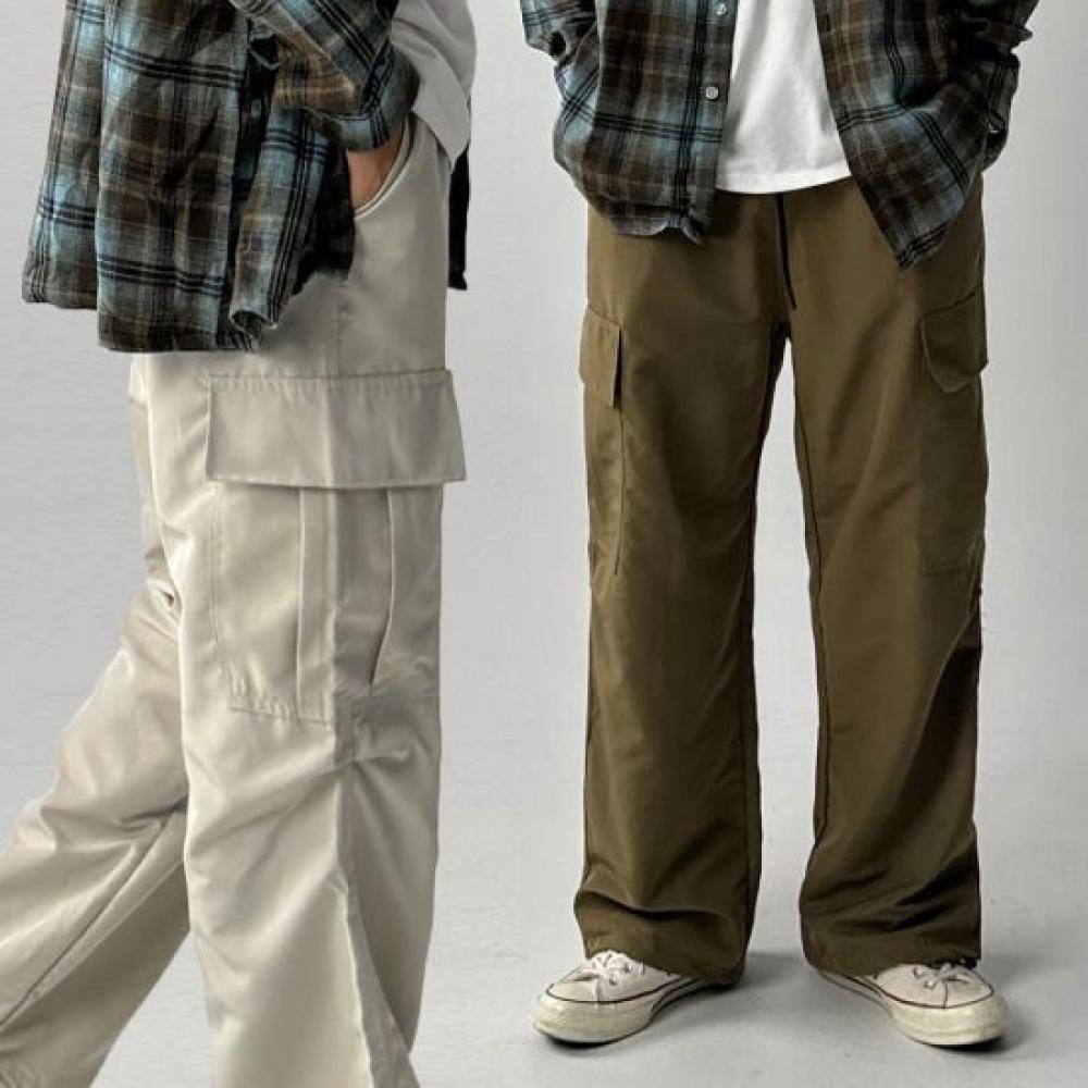 Onl Nylon Wide Pants