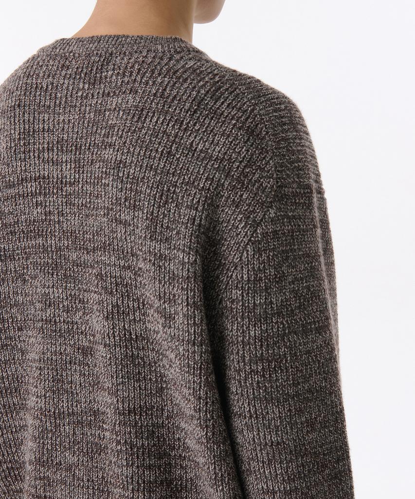 MUSINSA STANDARD Mixed Yarn Crew Neck Knit [Brown]