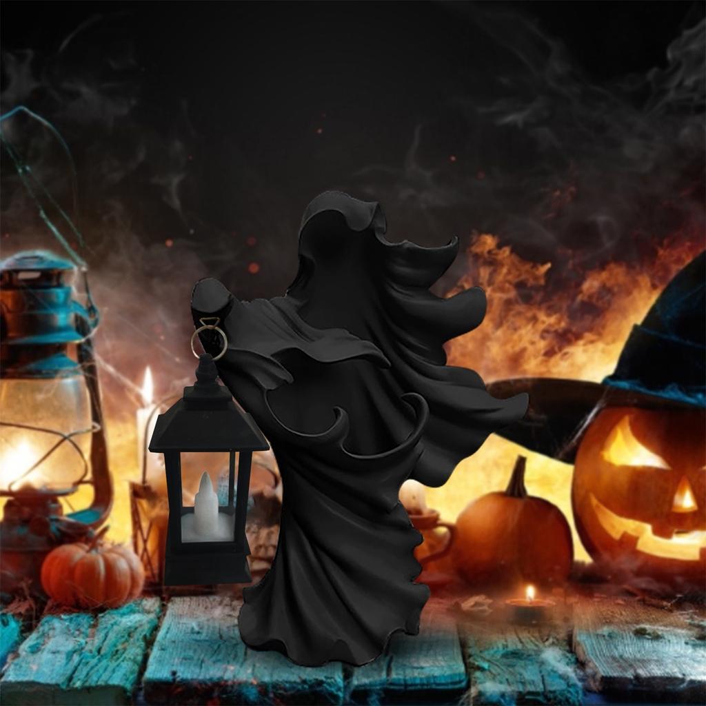 Безликая скульптура призрака Хэллоуин вурдалак украшение скульптуры из смолы