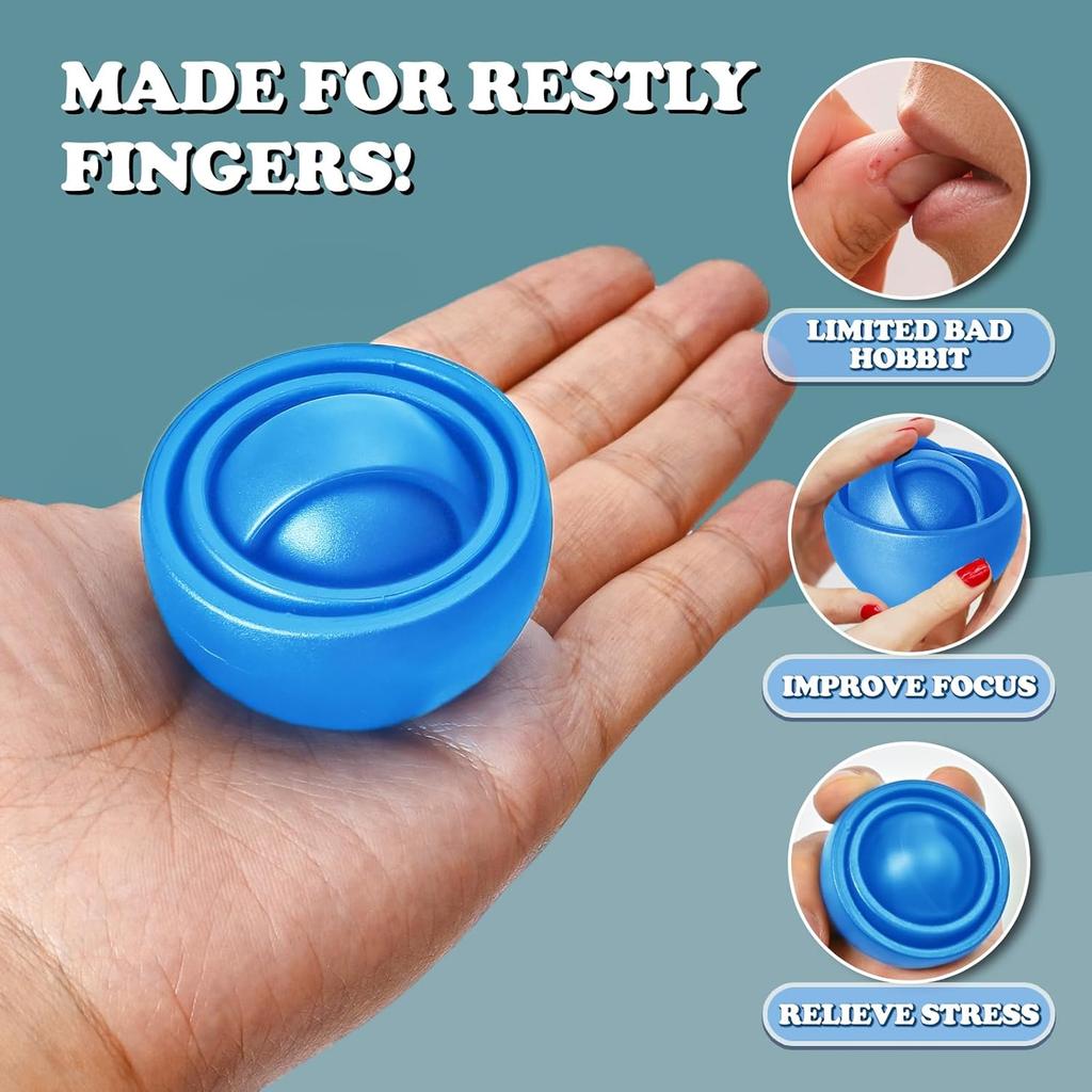 Fidget Toys Adults,Sensory Figette Spinner Anxiety Stress Relief Toys Quiet Fidgets Gyro for Autism ADHD Cool Gadget Office Desk Toy