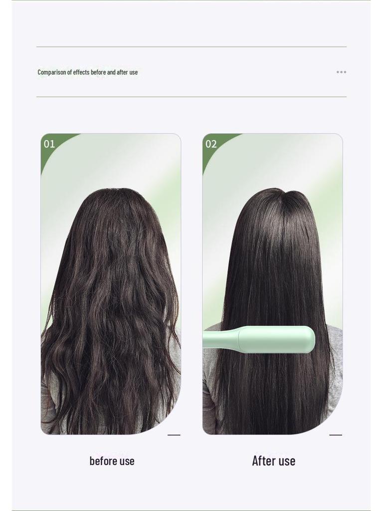 Расческа и щипцы для завивки волос с двойным действием и отрицательными ионами - Ленивая плойка для выпрямления и завивки волос