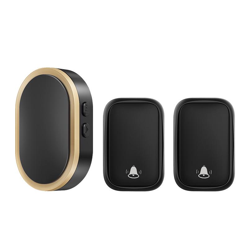 Kajia Si Wireless Smart Doorbell - Battery-Free, Long-Range Notification Button for Home.