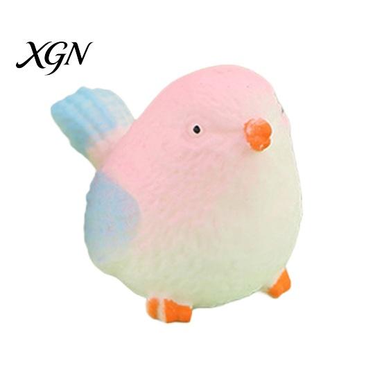 TPR Squeeze Ball Simulated Bird Toy Anxiety Relief Sparrow Sensory Fidget Stress Slow Rising Office Workers Relaxation Portable