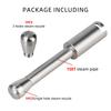Coffee Maker Steam Nozzle Steam Wand Nozzle Stainless Steel Multiple Holes Tip Milk Foam Spout Compatible With Delonghi EC685 3