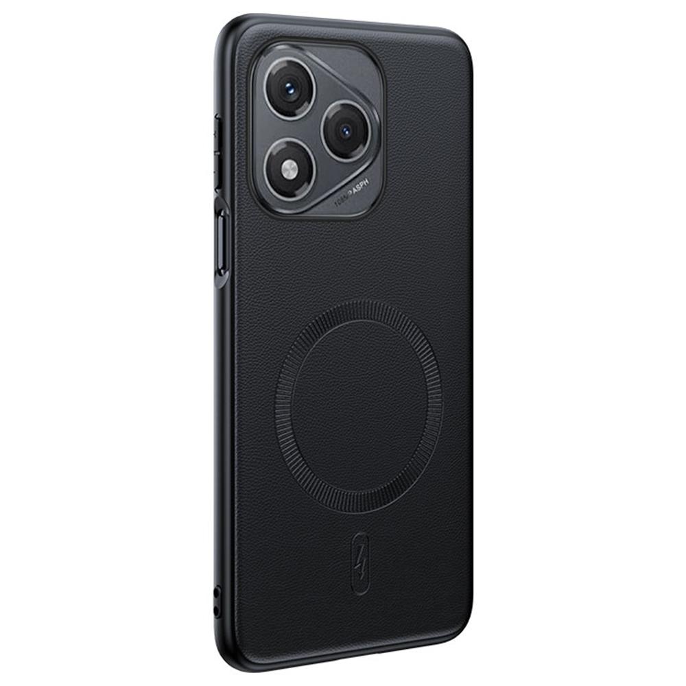 Для Honor 400 Lite 5G Чехол Совместимый с MagSafe Кожаное покрытие ТПУ+ПК Чехол для телефона