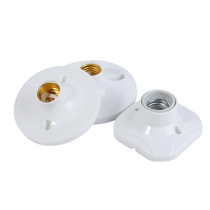 E27 Светодиодный патрон для лампочки с круглым цоколем, подвесной светильник, цоколь, промышленный потолочный настенный светильник, цоколь