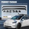 Запираемая поперечная дуга багажника на крышу для Tesla Model Y Juniper Model 3 Highland 2017 - 2026 Прочные алюминиевые аксессуары для багажника на крышу