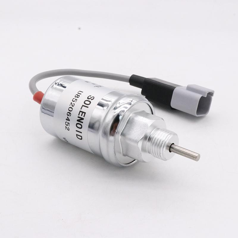 12V Fuel Shut Off Solenoid Valve U85206452 U85206520 for Perkins 402D 403D 404D 404C 403C Caterpillar Engine 3011C 3013C 3024C
