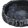 Reptile Feeding Dish Realistic Stone-Like Reptile Water Dish Food Bowl Terrarium Reptile Feeding Corner Bowl for Bearded Dragons Lizard Frog Gecko