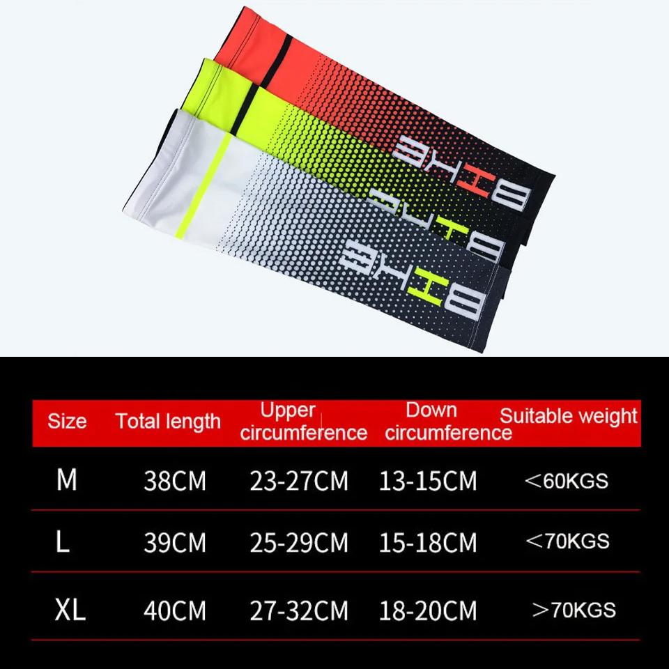 1Pair Cool Men Cycling Running UV Sun Protection Cuff Cover Protective Arm Sleeve Bike Sport Arm Warmers Sleeves