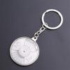 Key Chain Unique 2010 To 2060 Silver 3D Creative Keychain 50 Years Keyring Perpetual Calendar