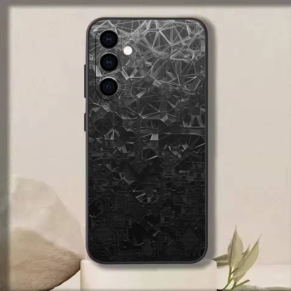 Рисунок под карбон   Чехол для телефона для Samsung Galaxy A73, A72, A71, A70, A53, A52, A51, Другие Мягкий черный чехол