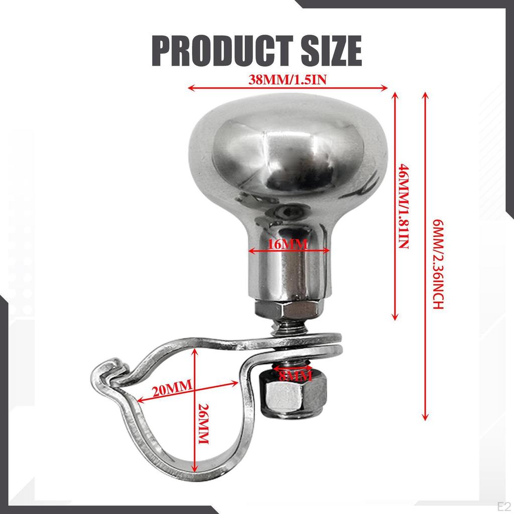Ручка рулевого колеса лодки Усилитель рулевого колеса Аксессуар Морская деталь Легко установить Вспомогательный усилитель для