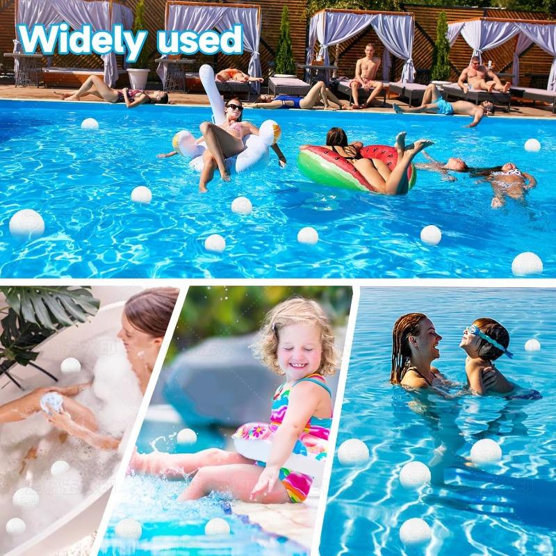 Washable Reusable Scum Remover Ball Pool Oil Absorbing Sponge Efficient Filter Floating Water Cleaning Kit for Outdoor Ponds