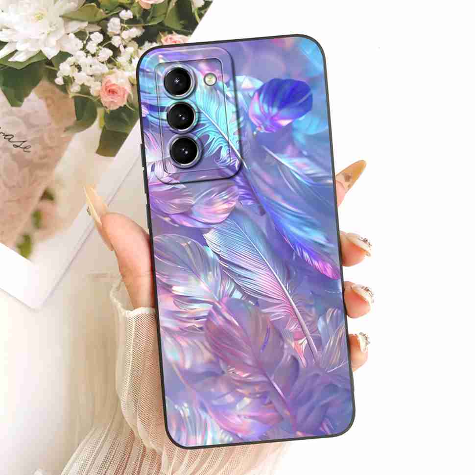 Чехол для Samsung Galaxy S21 5G Новый дизайн Цветочный принт Мягкий силиконовый чехол для Samsung S21 5G SM-G991B SM-G991B/DS Чехлы для телефона