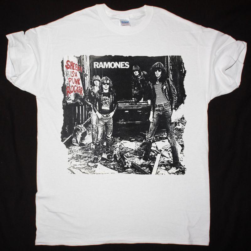 Футболка Ramones Sheena Is A Punk Rocker 90-х Белая Унисекс